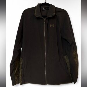 Under Armour Polartec Forge Full-Zip Forest Green Lightweight Fleece Jacket